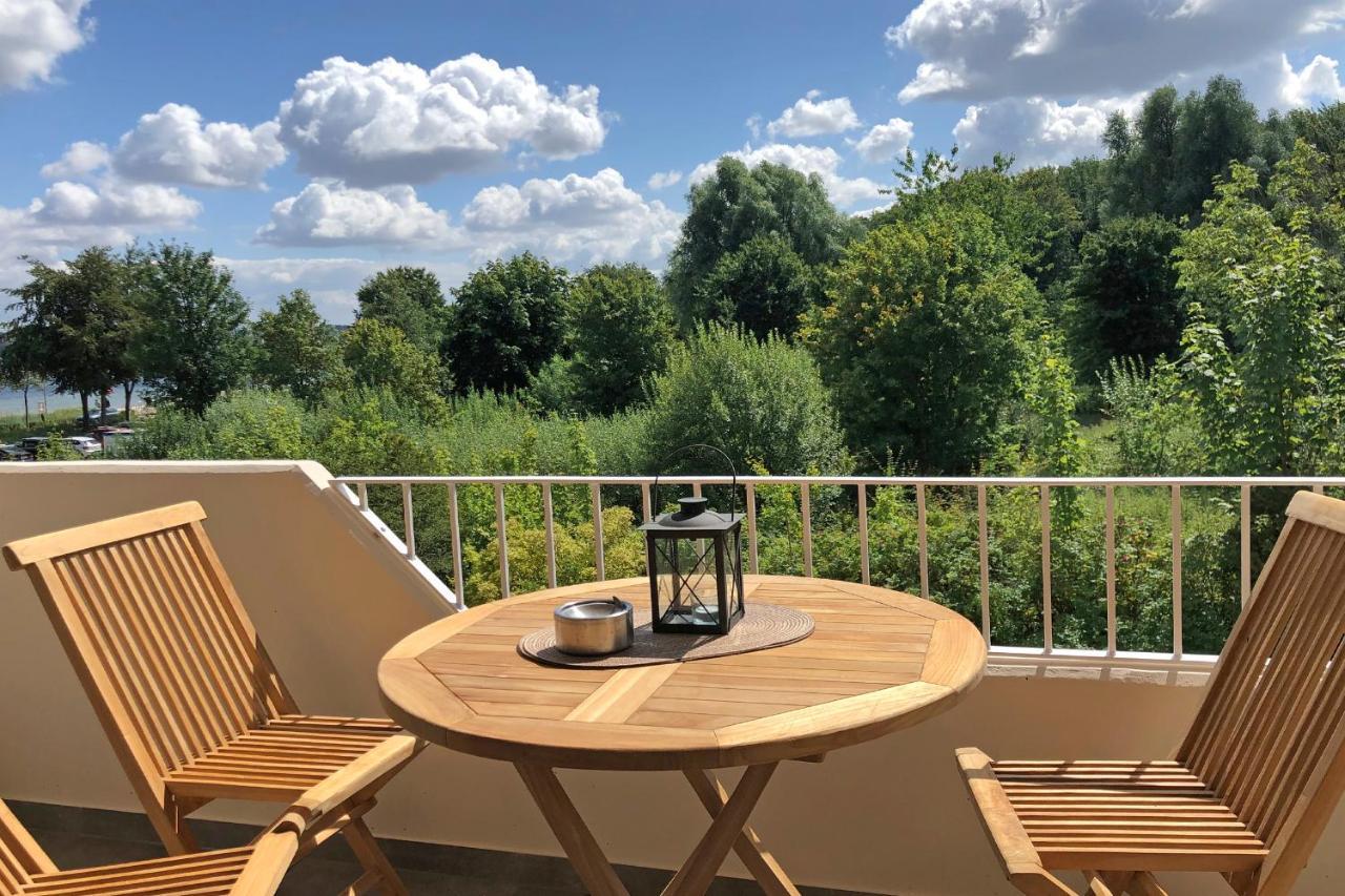 Fewo1846 Strandresidenz Wassersleben - Ostseenest - Modernes Studioapartment Mit Balkon Am Strand Harrislee Exteriör bild