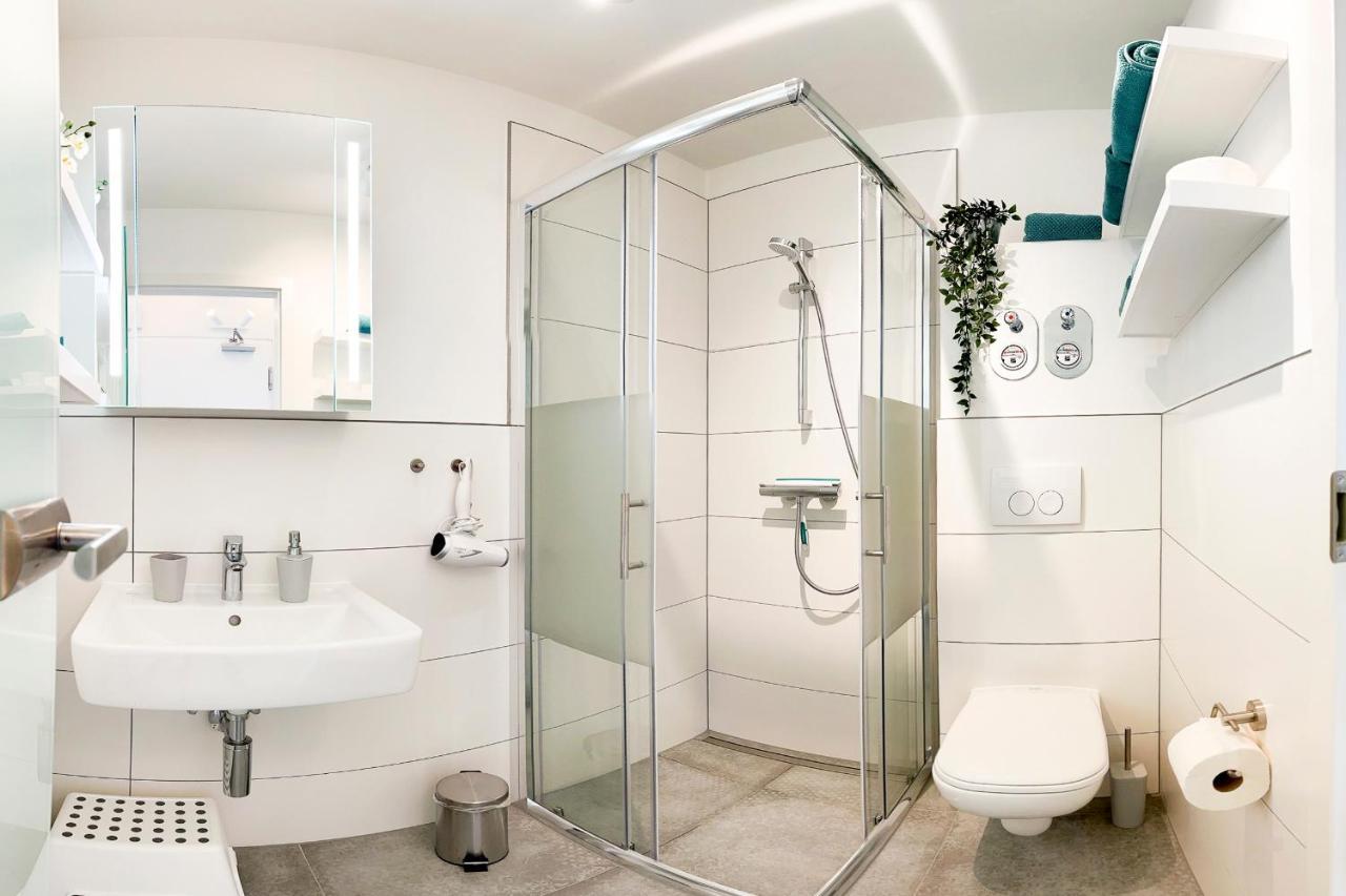 Fewo1846 Strandresidenz Wassersleben - Ostseenest - Modernes Studioapartment Mit Balkon Am Strand Harrislee Exteriör bild